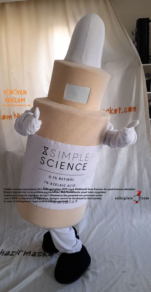 Simple Science Serum Maskot Kostümü / Kanada maskot kostümü