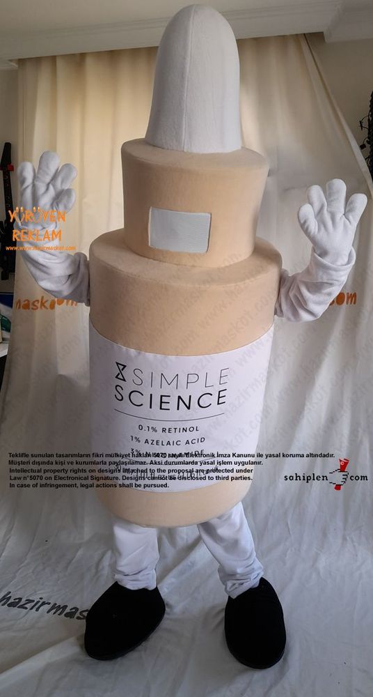 Simple Science Serum Maskot Kostümü / Kanada maskot kostümü