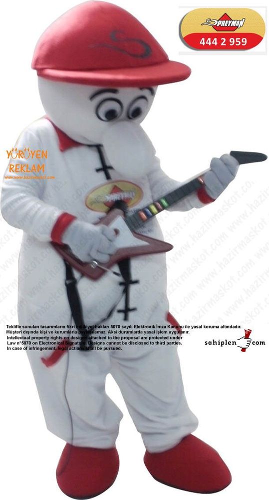 1 Mayıs İşçi Maskotu / HAK-İŞ maskot kostümü