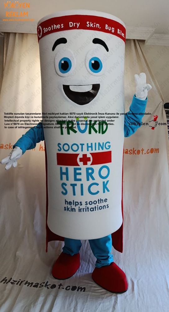TRÜKID Hero Stick Krem Maskotu maskot kostümü