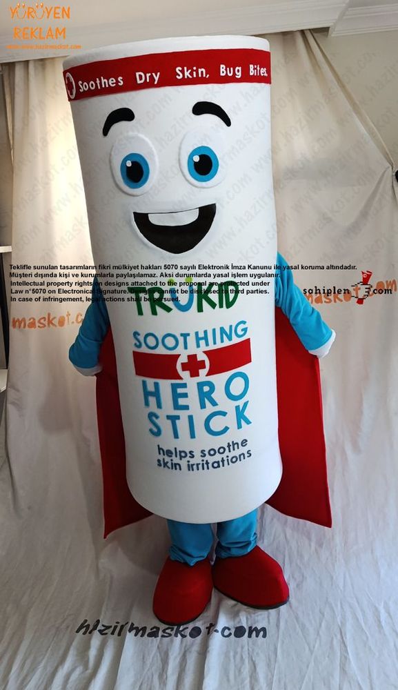TRÜKID Hero Stick Krem Maskotu maskot kostümü