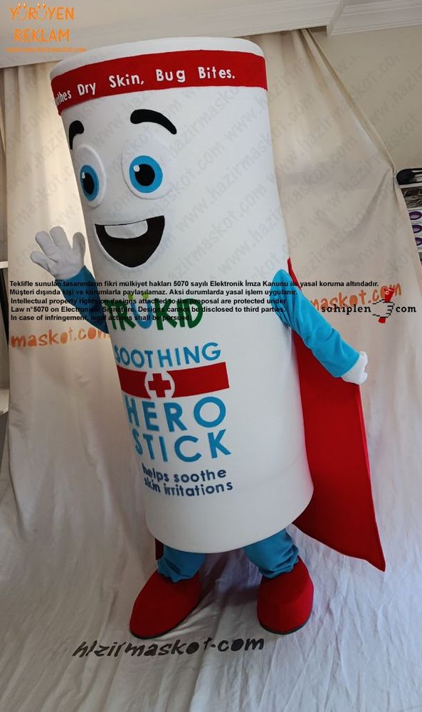 TRÜKID Hero Stick Krem Maskotu maskot kostümü
