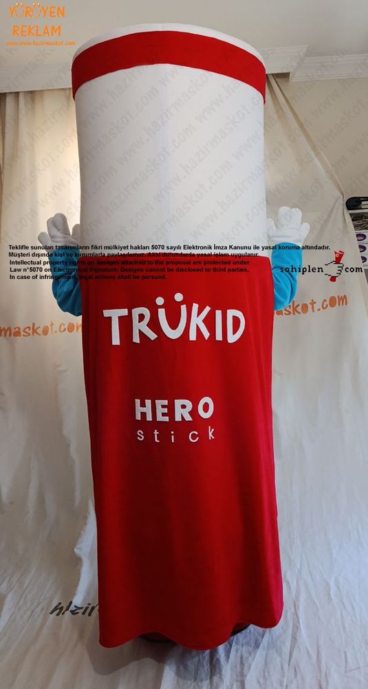 TRÜKID Hero Stick Krem Maskotu maskot kostümü