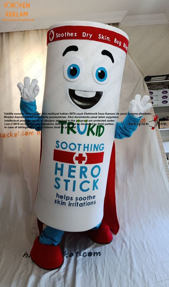 TRÜKID Hero Stick Krem Maskotu maskot kostümü