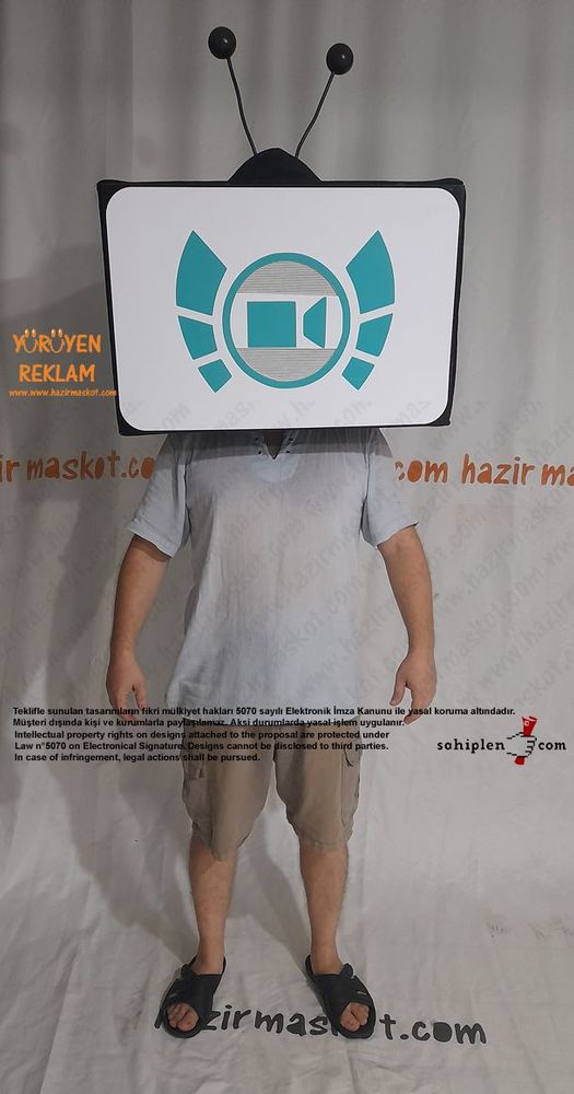 TV Maskot Kostümü maskot kostümü