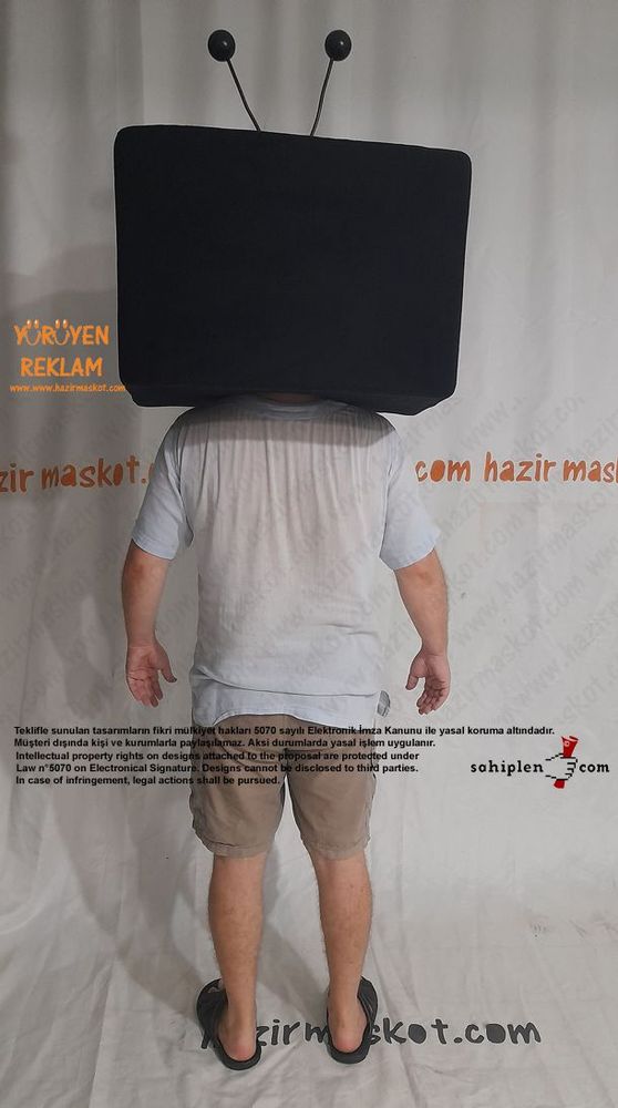 TV Maskot Kostümü maskot kostümü