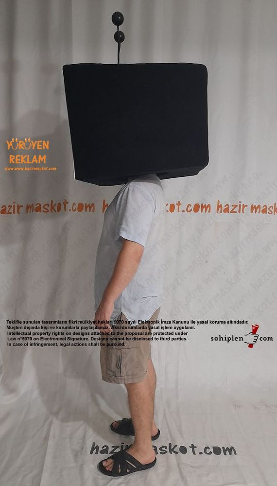 TV Maskot Kostümü maskot kostümü