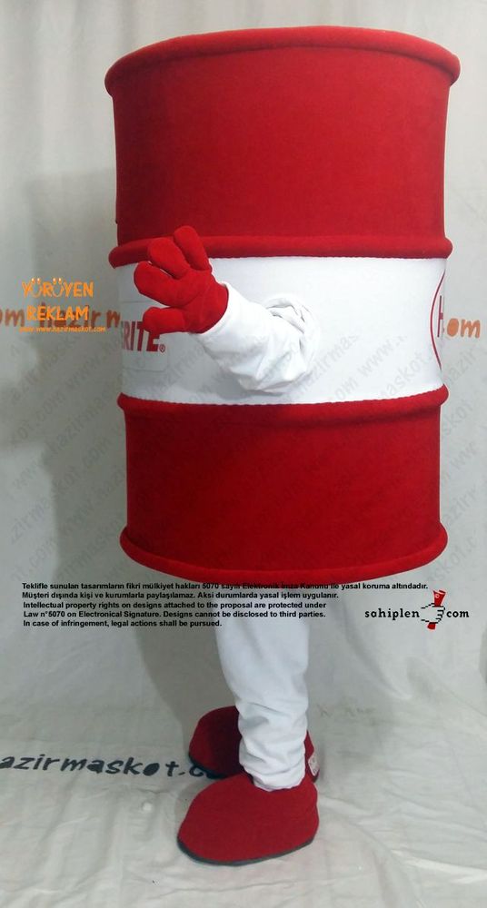 Varil maskot kostümü / Bonderite / Henkel / PTC maskot kostümü