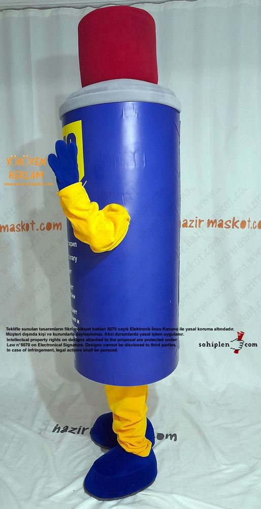 WD 40 Maskot Kostümü / Rusya maskot kostümü