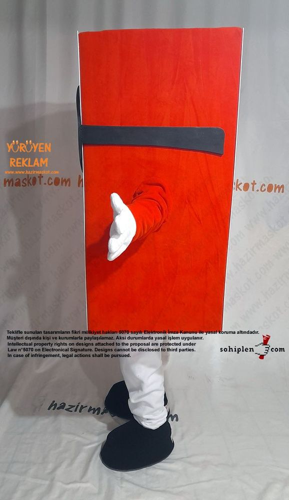 Gözlüklü Pencere Maskot Kostümü / Winland maskot kostümü
