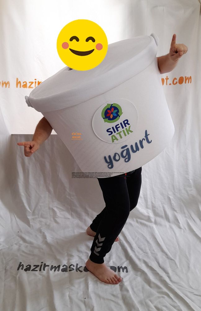 Yoğurt Ambalaj Geri Dönüşüm / Konya Selçuklu maskot kostümü