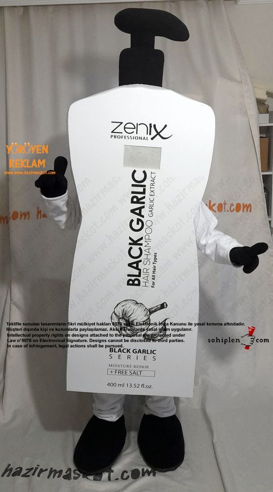 Zenix Saç Maskesi maskot kostümü