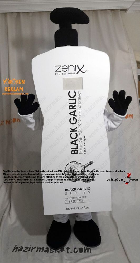 Zenix Saç Maskesi maskot kostümü