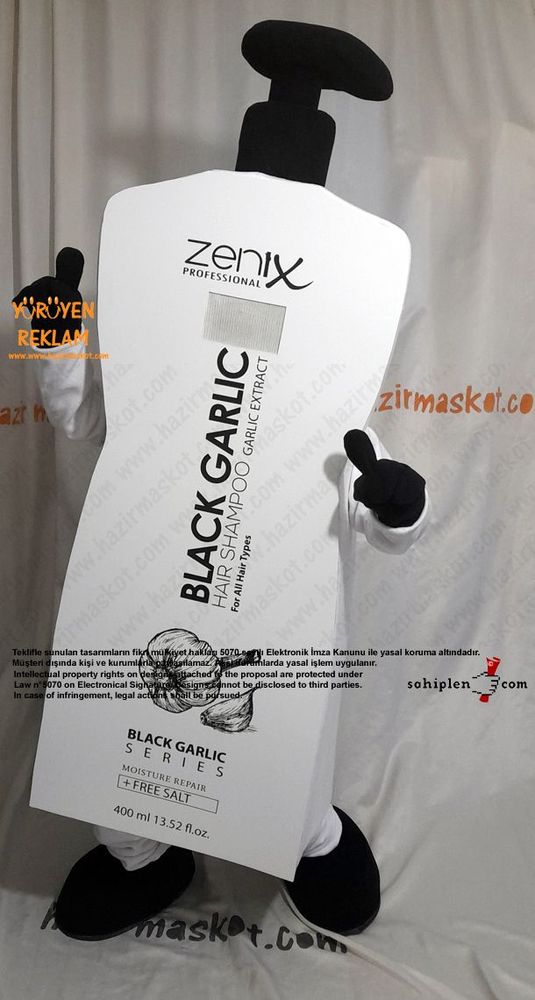 Zenix Saç Maskesi maskot kostümü