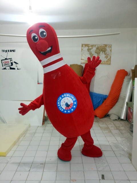 Lobut Maskot Kostümü / Atlantis bowling maskot kostümü