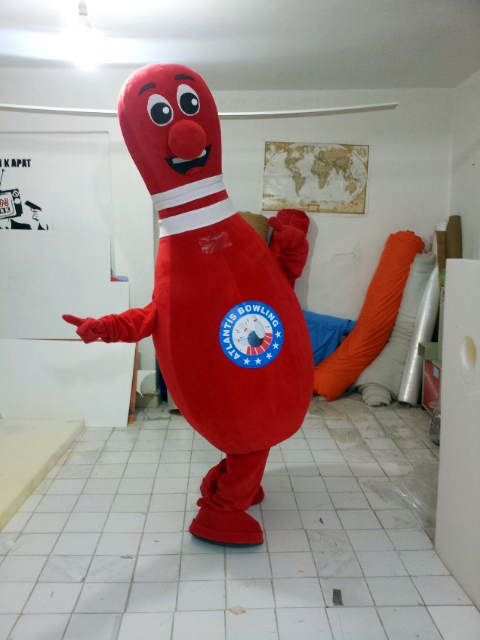 Lobut Maskot Kostümü / Atlantis bowling maskot kostümü