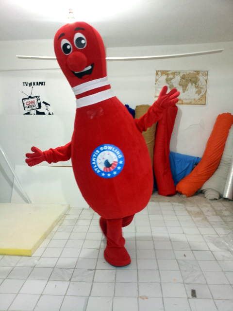 Lobut Maskot Kostümü / Atlantis bowling maskot kostümü