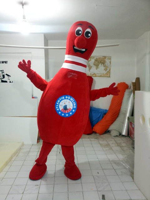 Lobut Maskot Kostümü / Atlantis bowling maskot kostümü