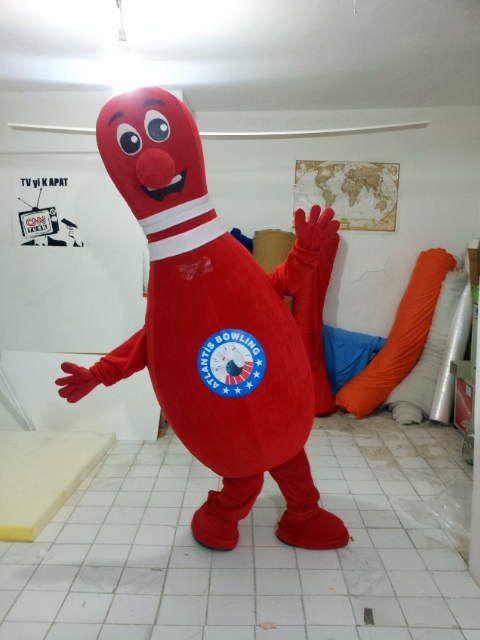Lobut Maskot Kostümü / Atlantis bowling maskot kostümü