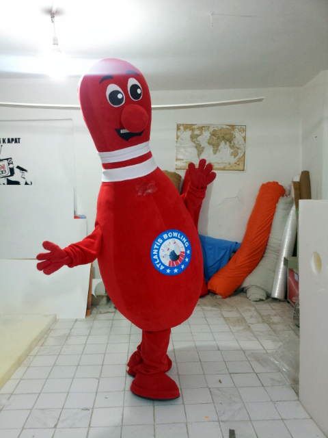 Lobut Maskot Kostümü / Atlantis bowling maskot kostümü