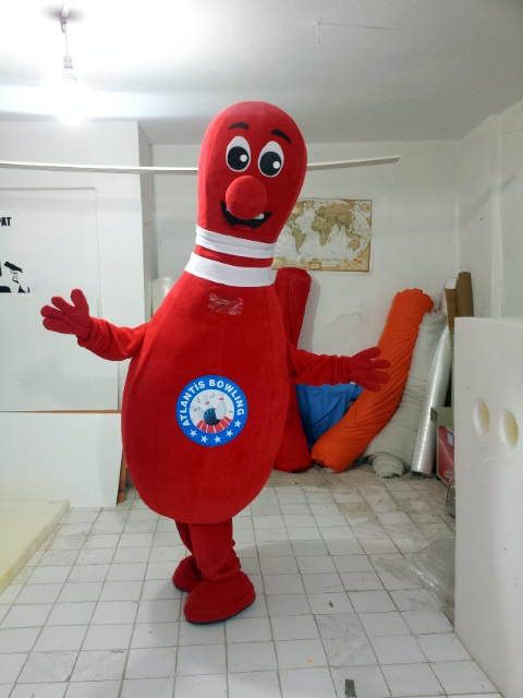 Lobut Maskot Kostümü / Atlantis bowling maskot kostümü