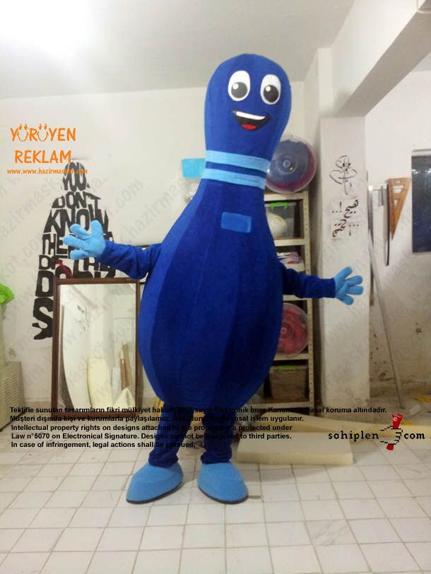 Lobut maskot kostümü maskot kostümü