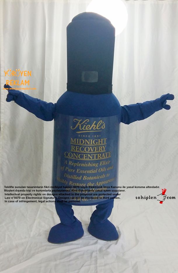 Kiehl's Şişe Maskot Kostümü / L'Oréal Türkiye maskot kostümü
