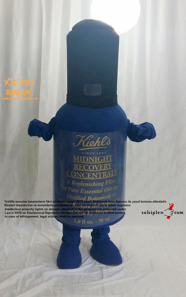 Kiehl's Şişe Maskot Kostümü / L'Oréal Türkiye maskot kostümü