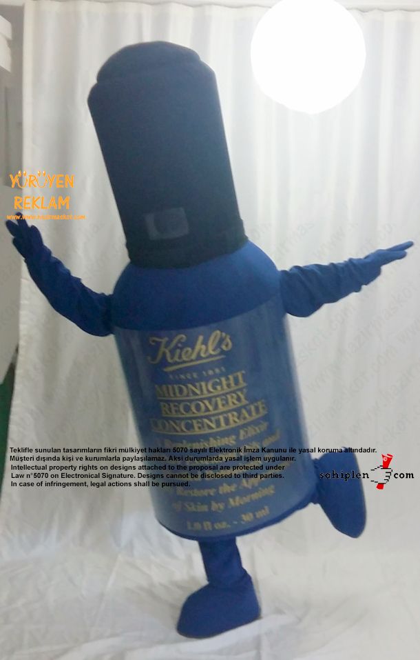 Kiehl's Şişe Maskot Kostümü / L'Oréal Türkiye maskot kostümü