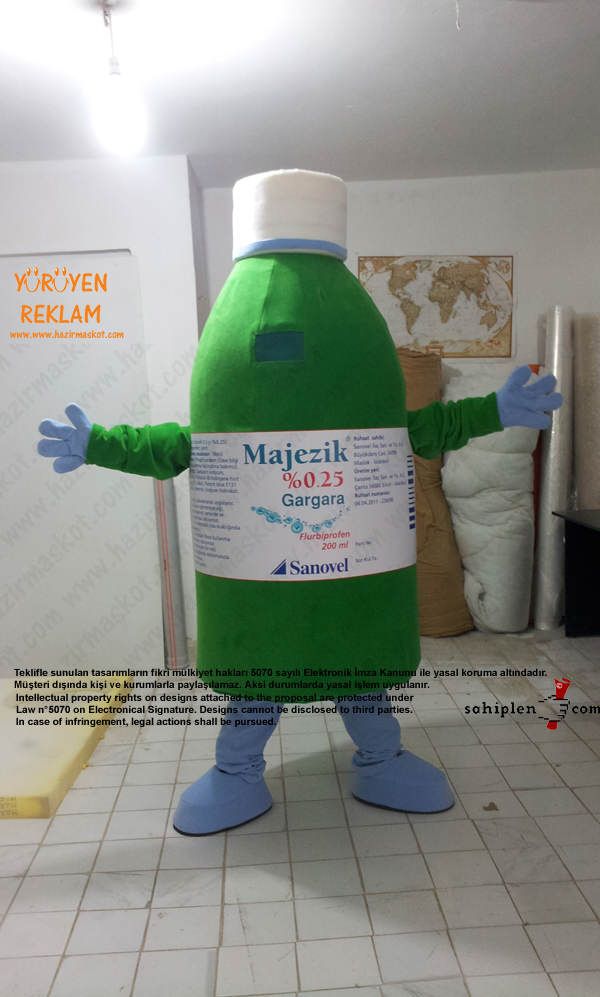 Majezik Gargara Maskot Kostümü maskot kostümü