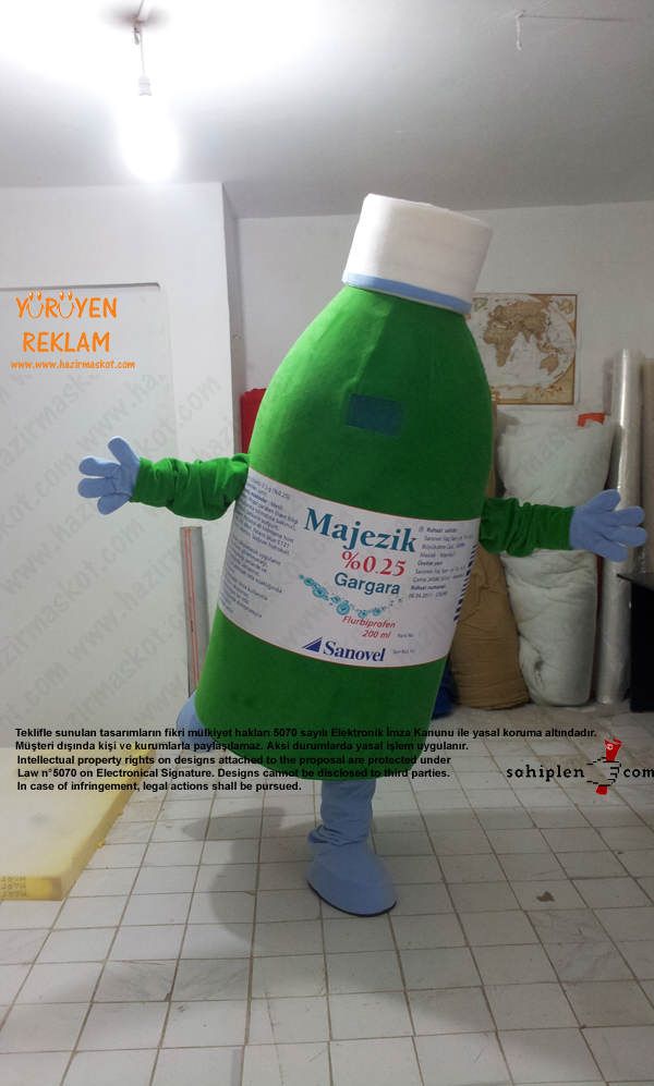 Majezik Gargara Maskot Kostümü maskot kostümü
