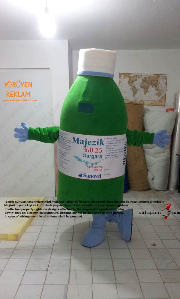 Majezik Gargara Maskot Kostümü maskot kostümü