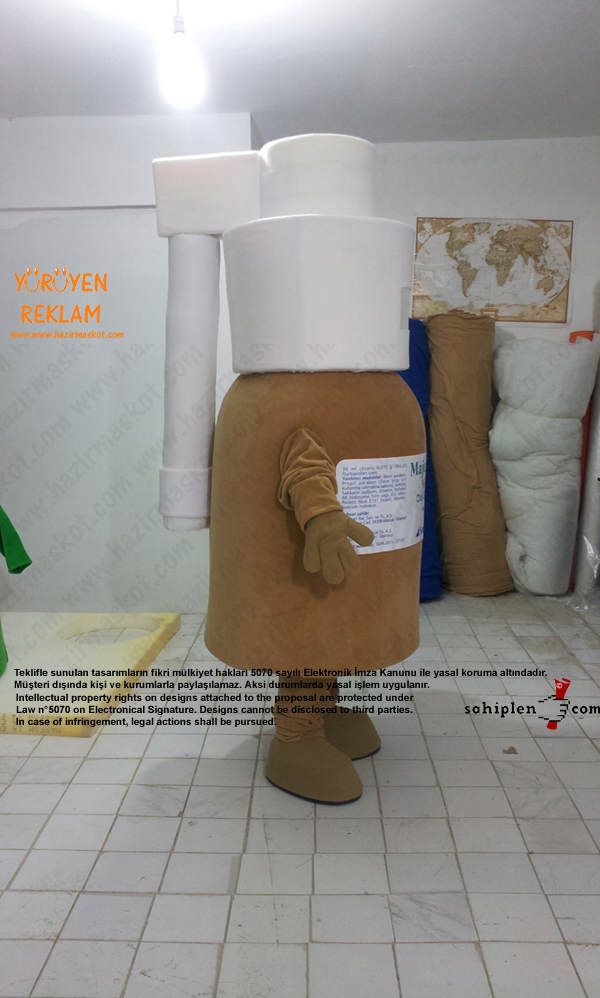 Majezik Sprey Maskot Kostüm maskot kostümü