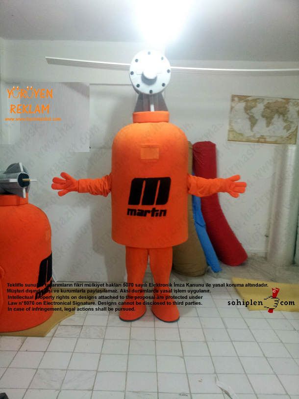 Martin Engineering / USA maskot kostümü