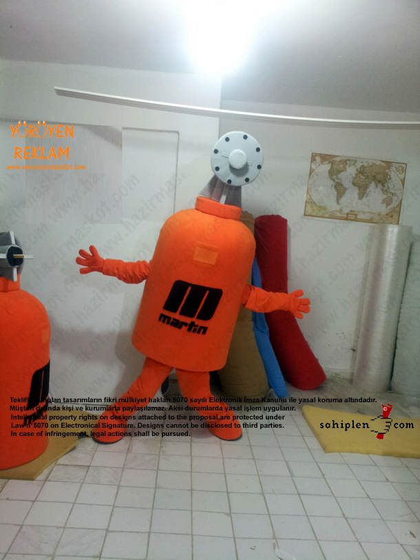 Martin Engineering / USA maskot kostümü