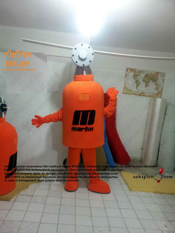 Martin Engineering / USA maskot kostümü