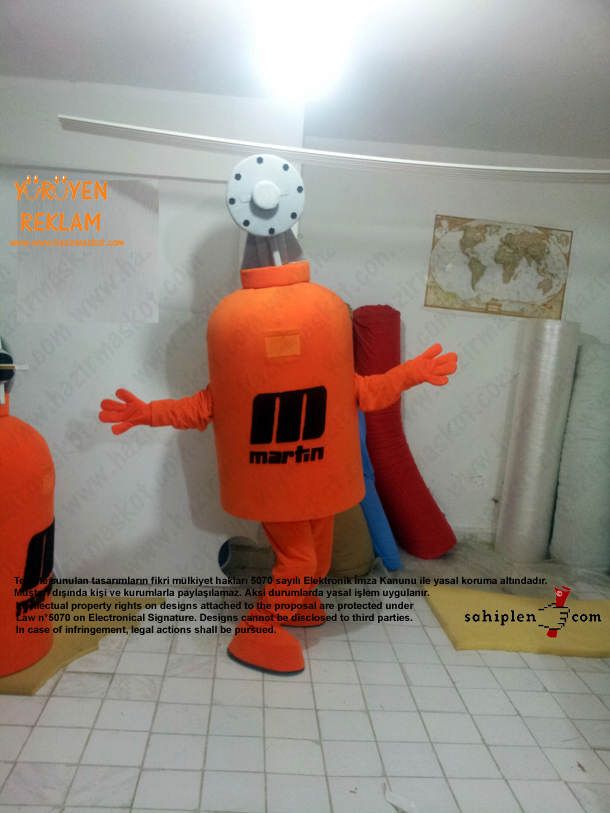 Martin Engineering / USA maskot kostümü
