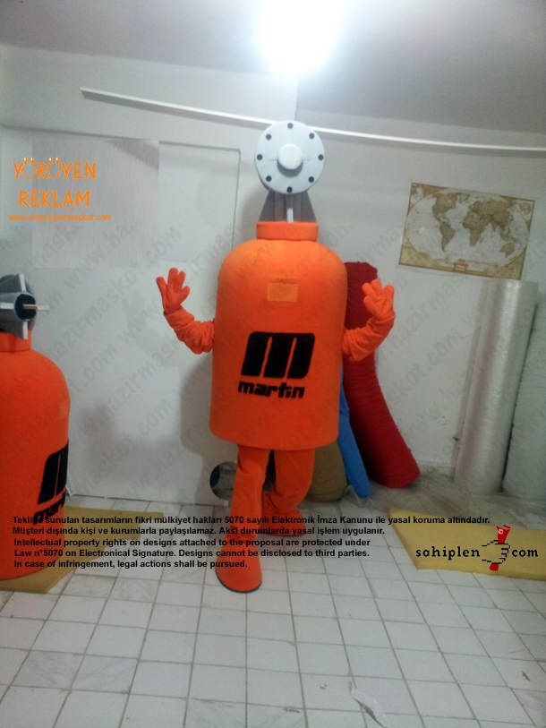 Martin Engineering / USA maskot kostümü