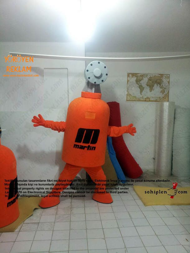 Martin Engineering / USA maskot kostümü