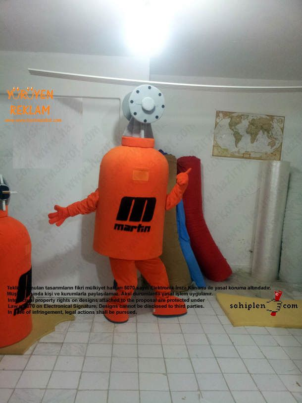 Martin Engineering / USA maskot kostümü