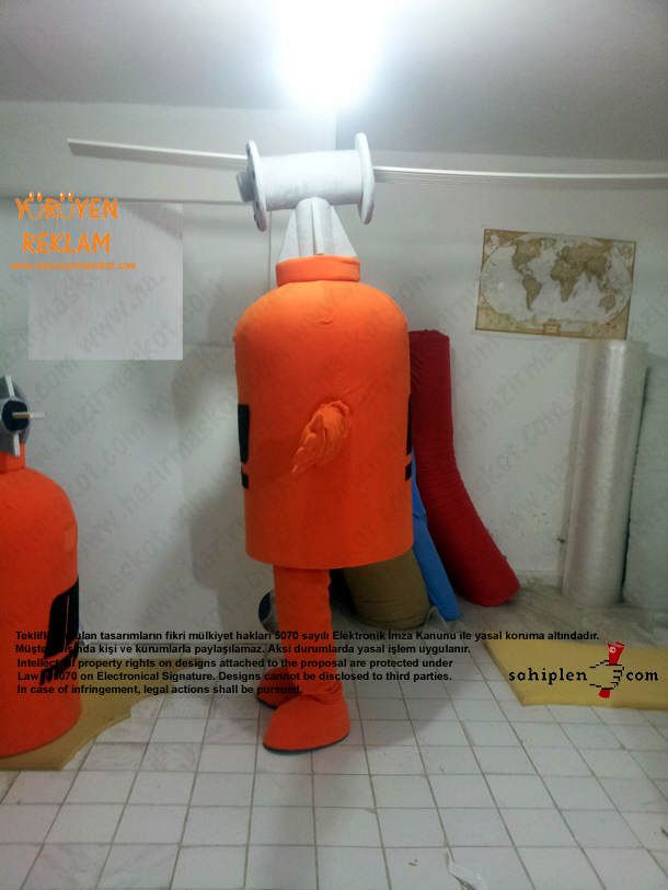 Martin Mühendislik Tüp Maskot Kostümü maskot kostümü