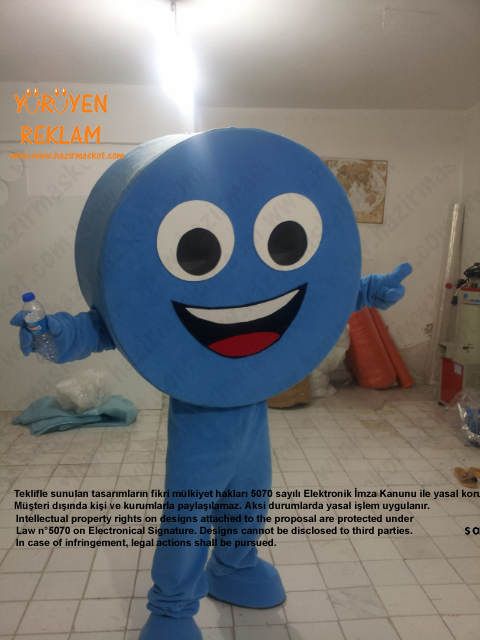 Mavi Kapak Maskotu / İzmir maskot kostümü