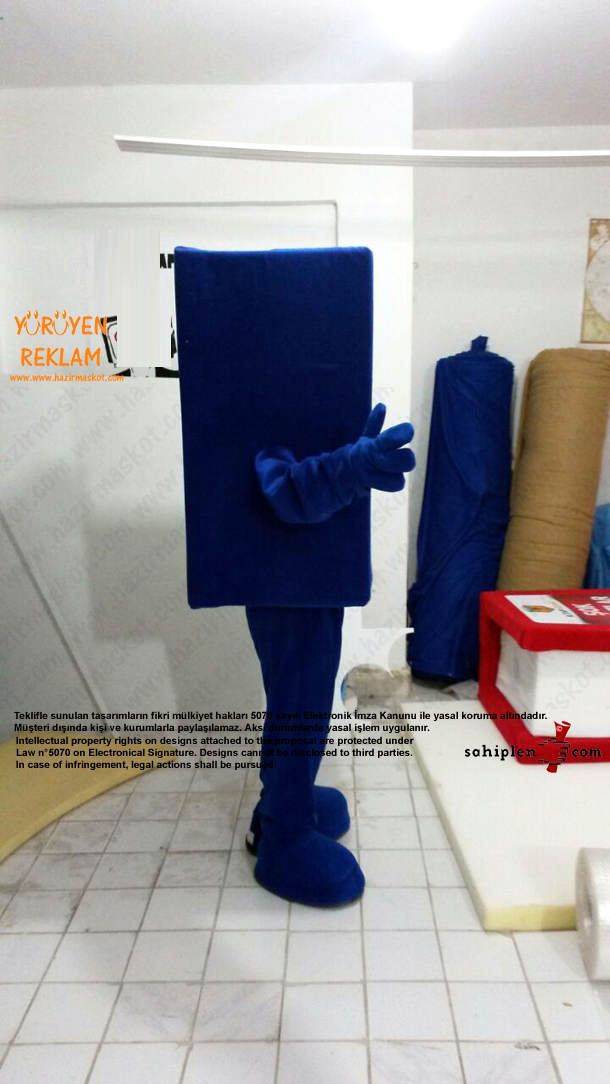 Kitap Adam Maskot maskot kostümü
