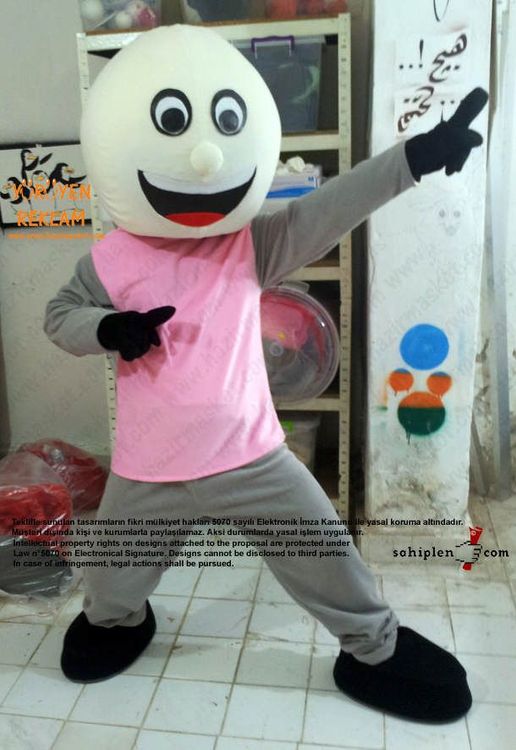 Raff Tekstil Adam Maskotu maskot kostümü