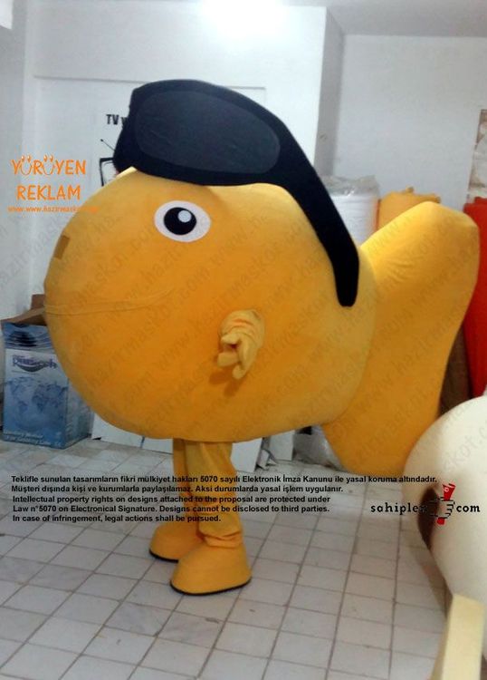 Balık Maskotu / Lübnan maskot kostümü