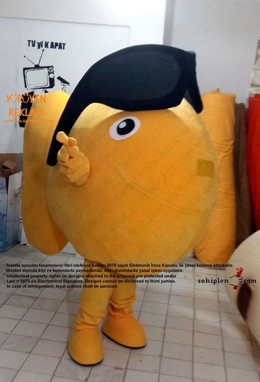 Balık Maskotu / Lübnan maskot kostümü