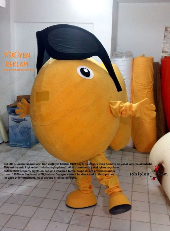 Balık Maskotu / Lübnan maskot kostümü