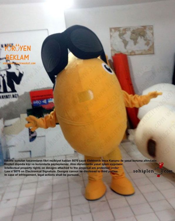 Balık Maskotu / Lübnan maskot kostümü