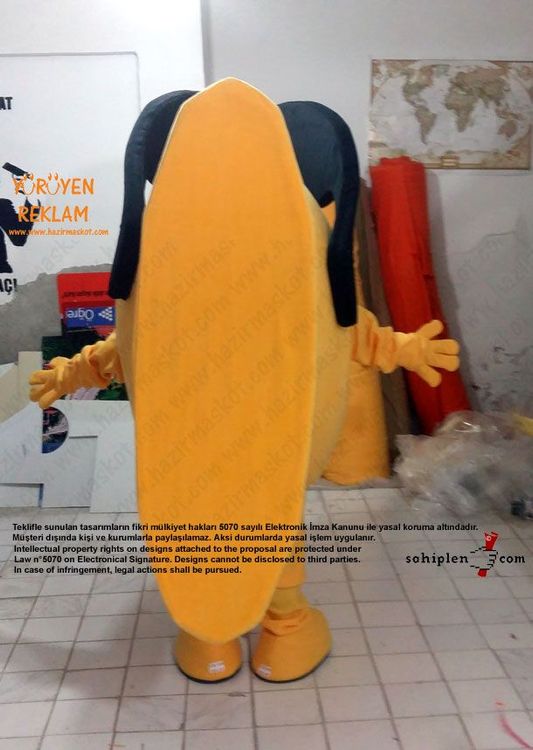 Balık Maskotu / Lübnan maskot kostümü