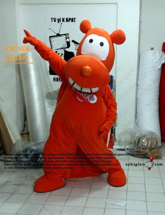 CNR Expo Ayı Maskot Kostümü maskot kostümü